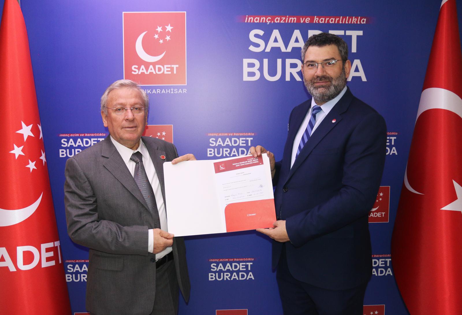 SAADET PARTİSİ SİNANPAŞA ADAYINI AÇIKLADI!
