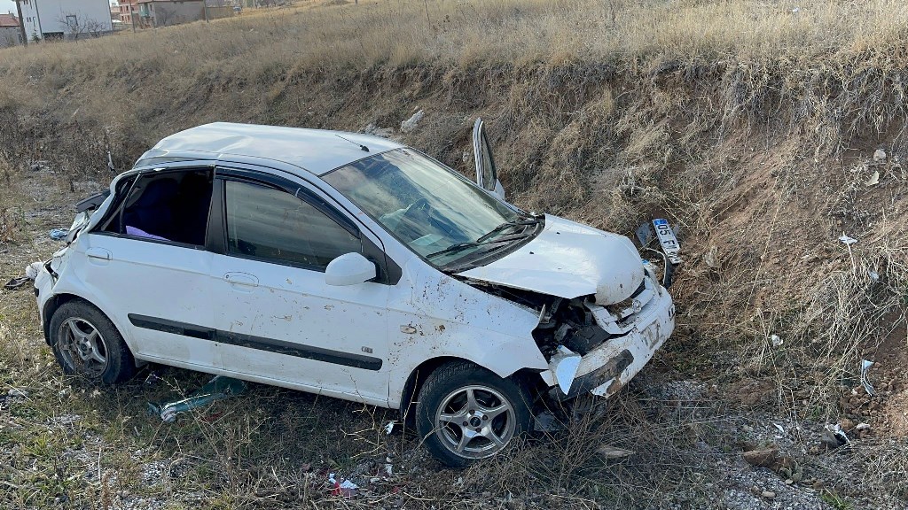 AFYON'DA POŞET KAZA YAPTIRDI