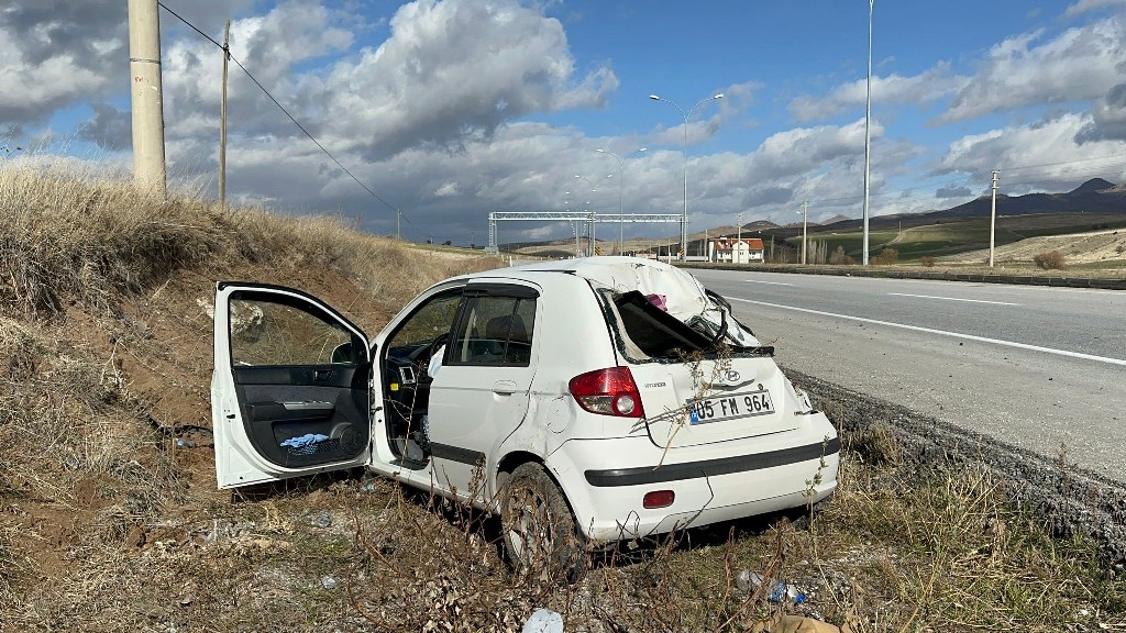 AFYON'DA POŞET KAZA YAPTIRDI
