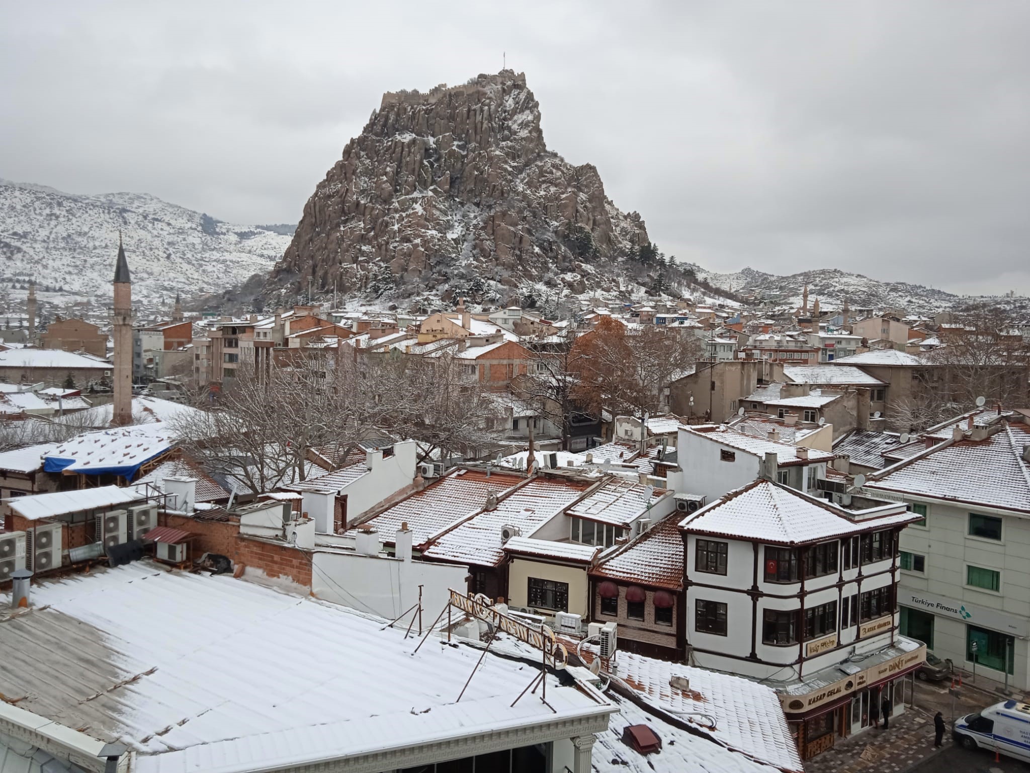 Kar Yağışı Sonrası Afyonkarahisar