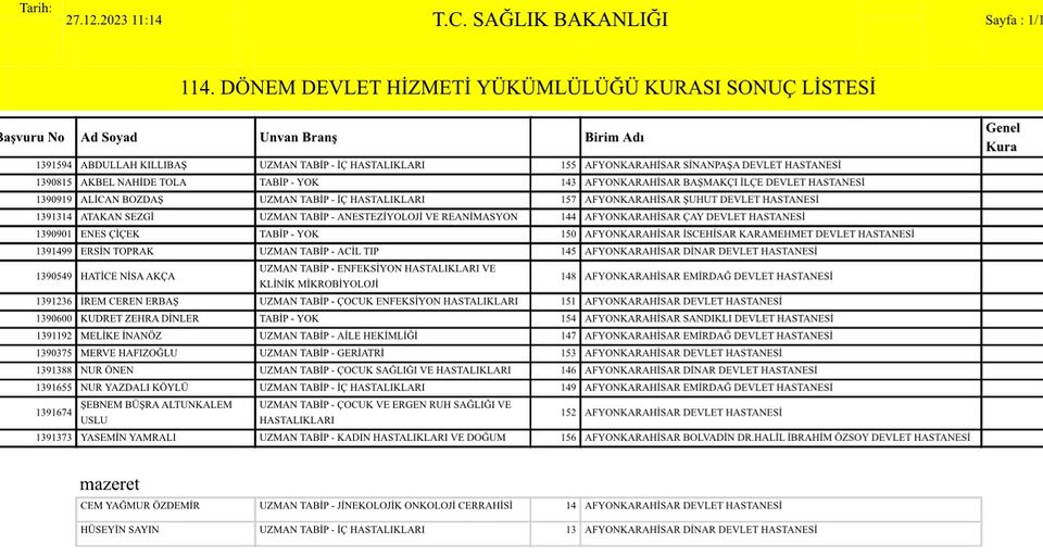 ULUÇAY , "AFYONKARAHİSARIMIZA HAYIRLI OLSUN"