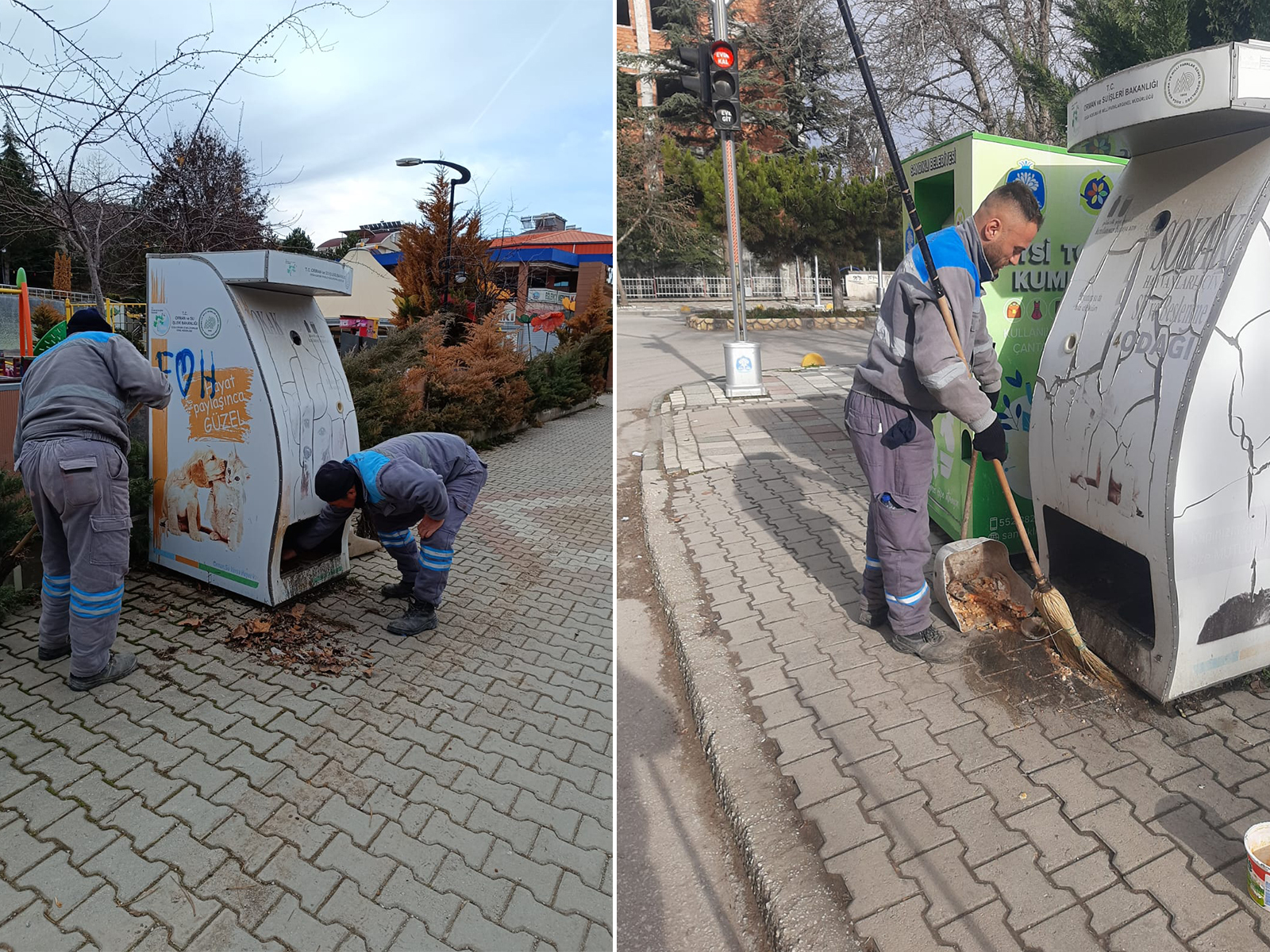 Sandıklı'da Belediye Ekipleri Arı Gibi Çalışıyor
