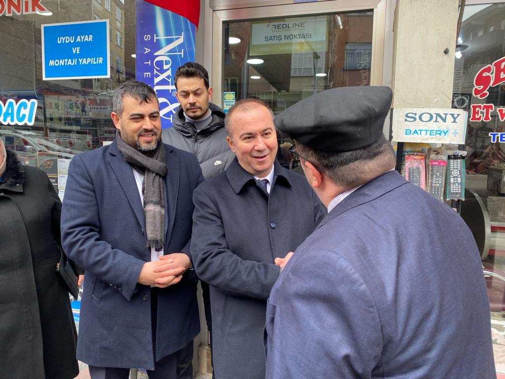 AK Partili Uluçay Esnaf Ziyaretinde