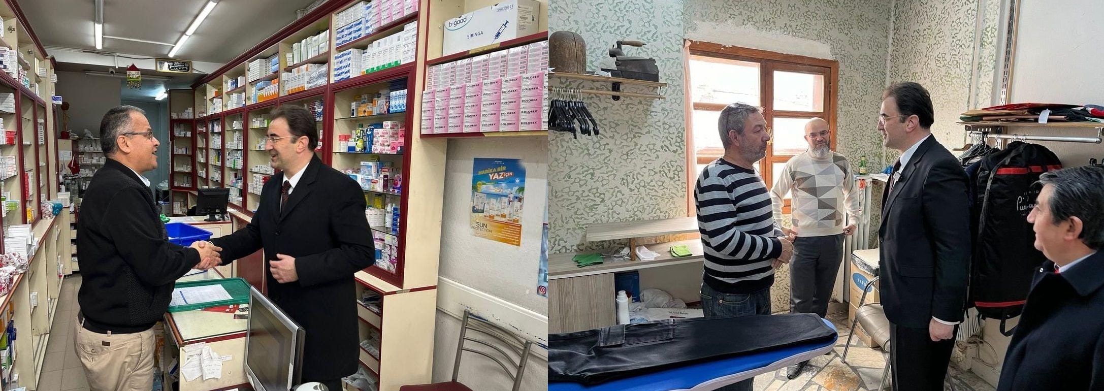 MHP'li Küçükkurt'a Esnaftan Yoğun İlgi