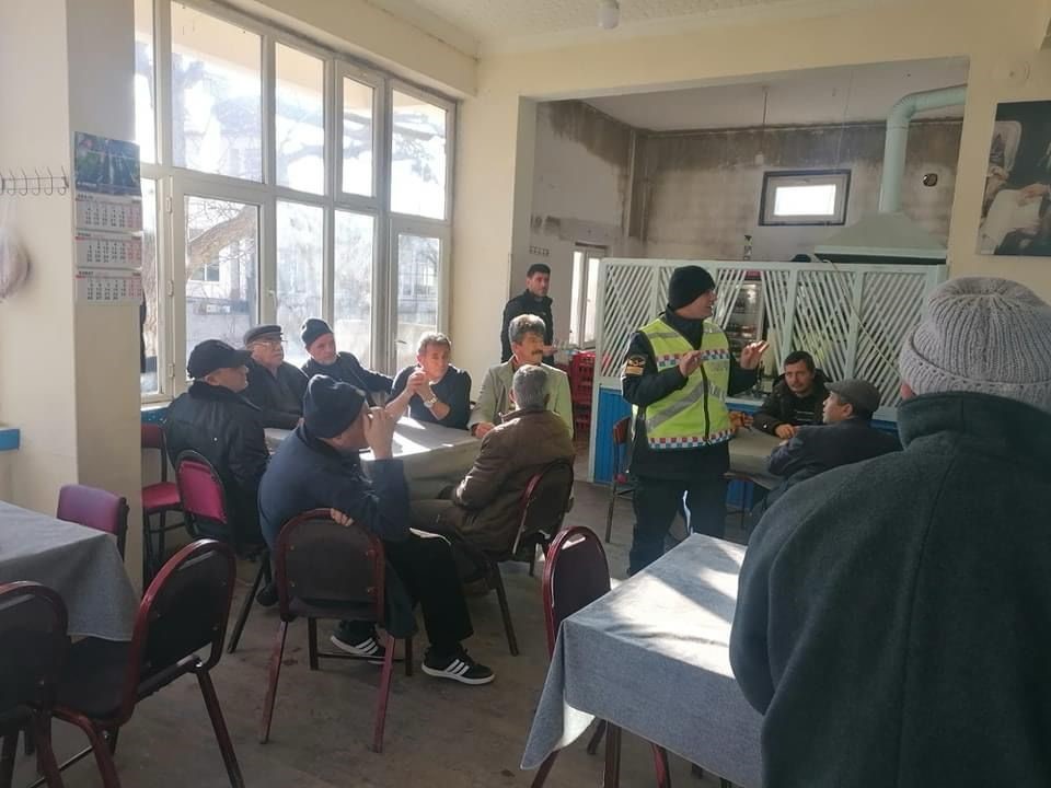 Köy Sakinlerine Güvenlik Trafik Eğitimi