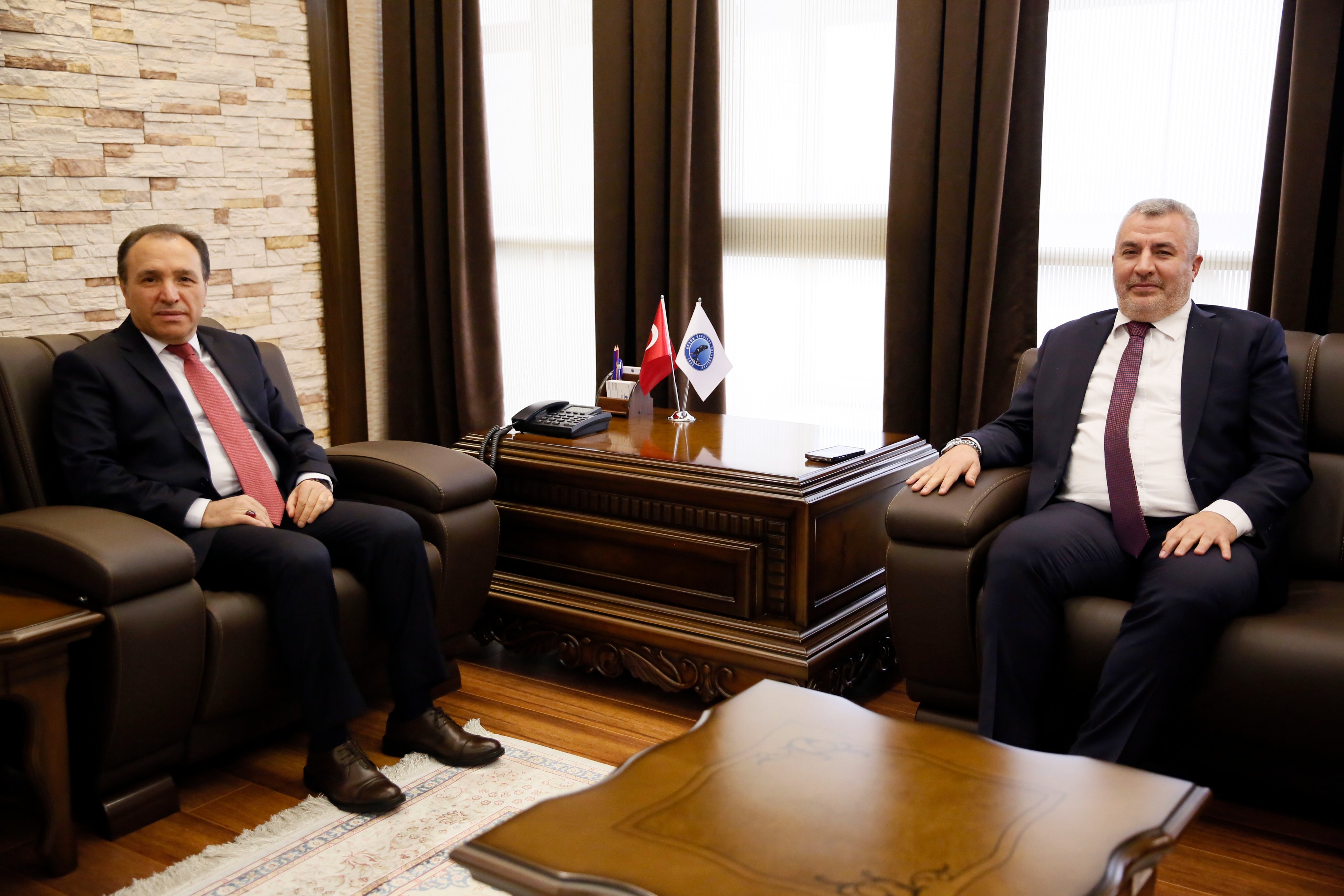 ÖSYM Başkanı  Ersoy Rektör Karakaş'ı Ziyaret Etti