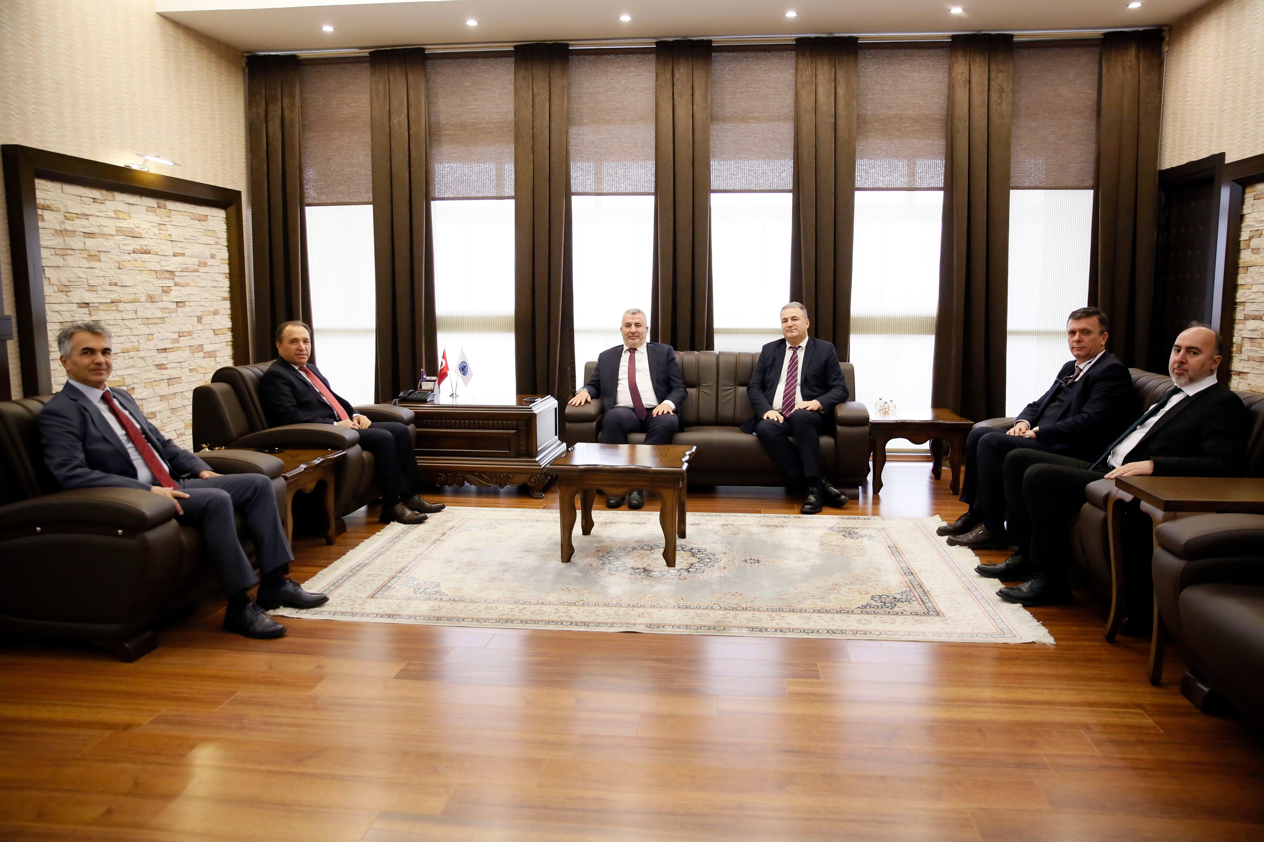 ÖSYM Başkanı  Ersoy Rektör Karakaş'ı Ziyaret Etti