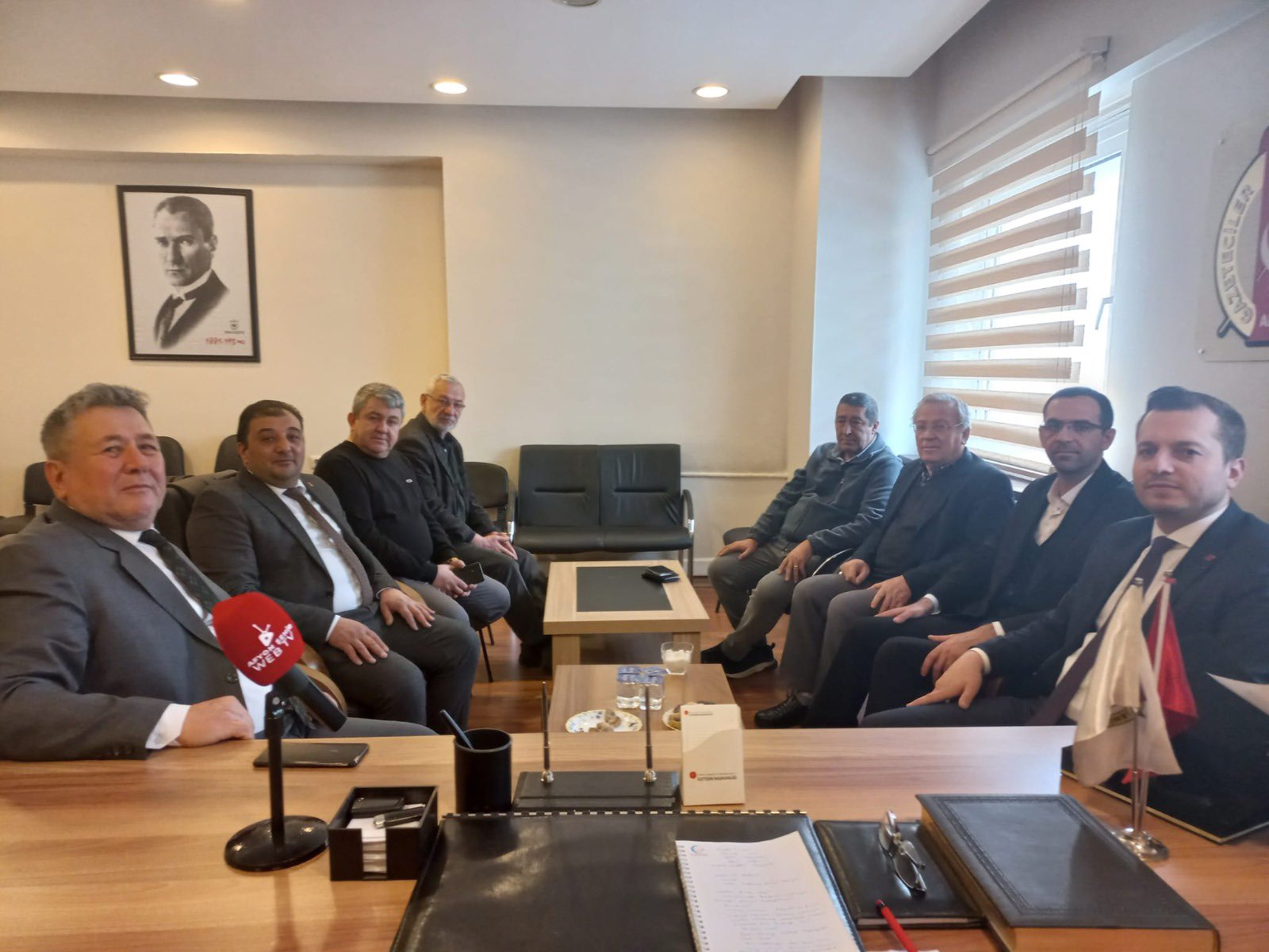 Başkan Karataş'ın Ziyaret Programı Gazeteciler Cemiyeti Oldu