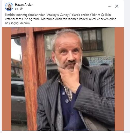 AK Partili Arslan Taziye Mesajı Yayınladı