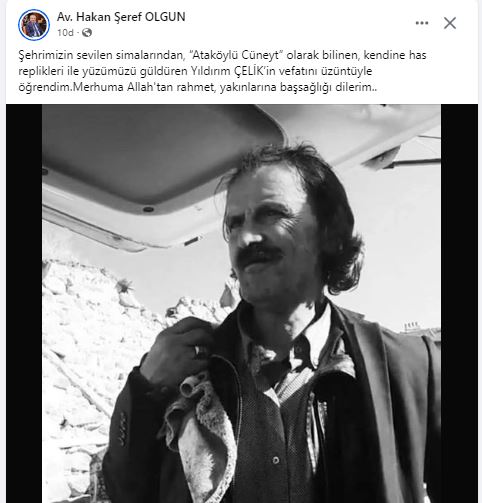 Ataköylü Cüneyt'te Bir Taziye de İYİ Partili Olgun'dan Geldi