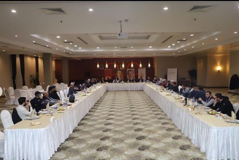 Uluçay kurucu il yönetim kurulu üyeleriyle bir araya geldi