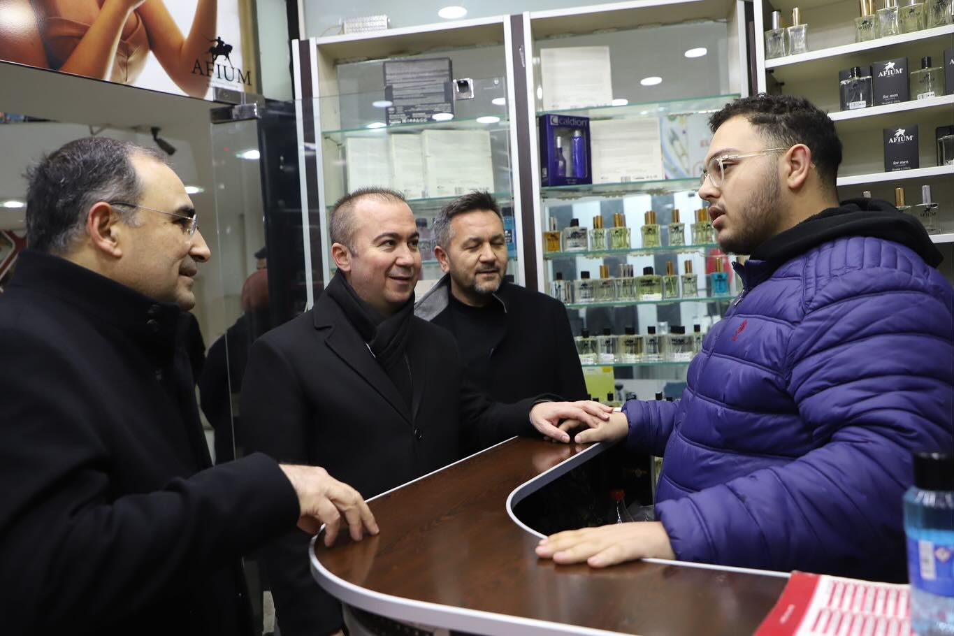 ARSLAN ULUÇAY'LA SEÇİM ÇALIŞMALARINA KATILDI