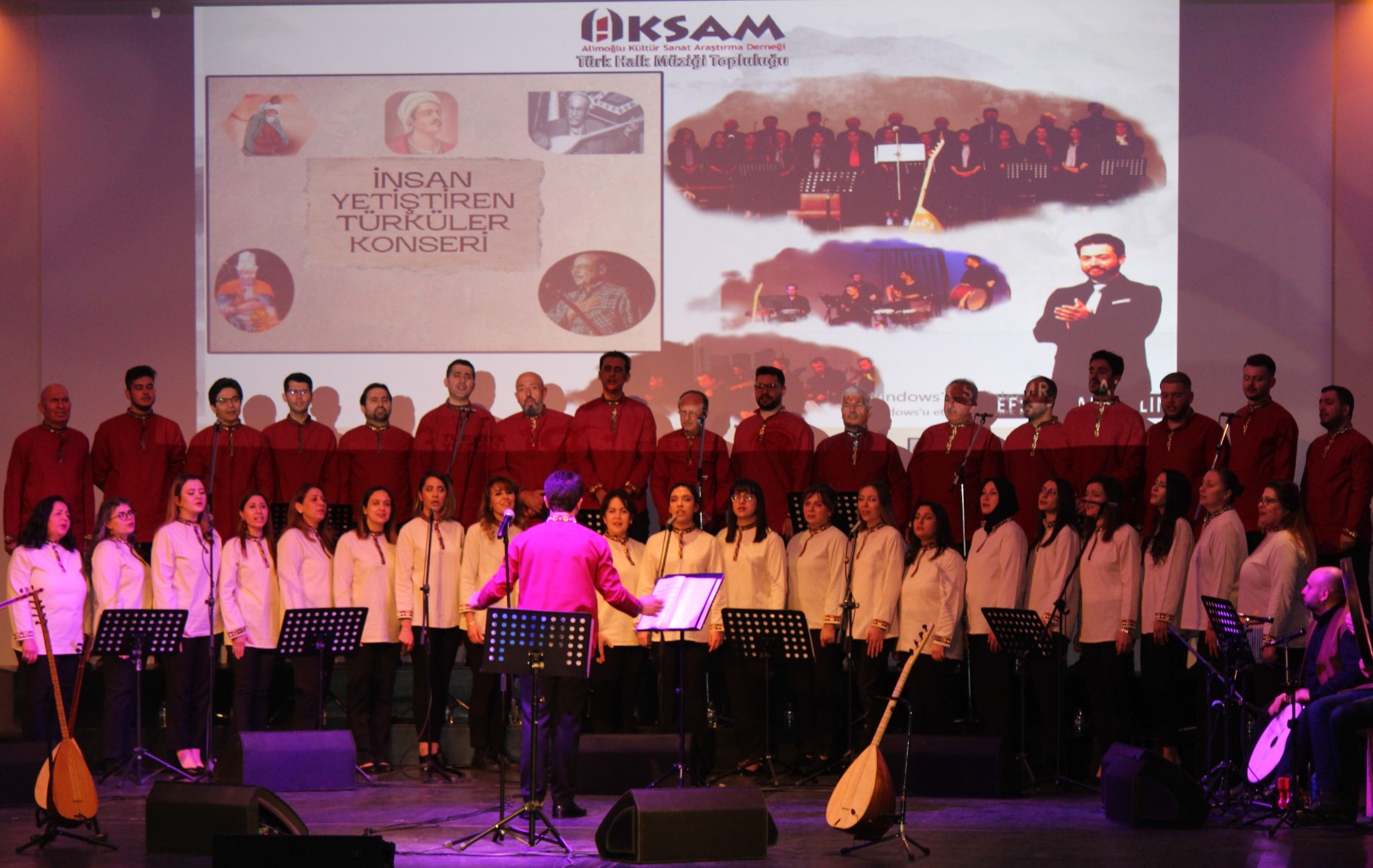 AKSAM'DAN İNSAN YETİŞTİREN ŞARKILAR KONSERİNE YOĞUN İLGİ
