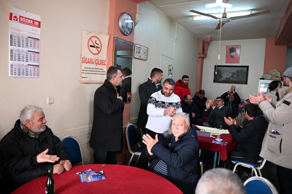 ESNAFLARDAN BAŞKAN KOYUNCU'YA SICAK İLGİ