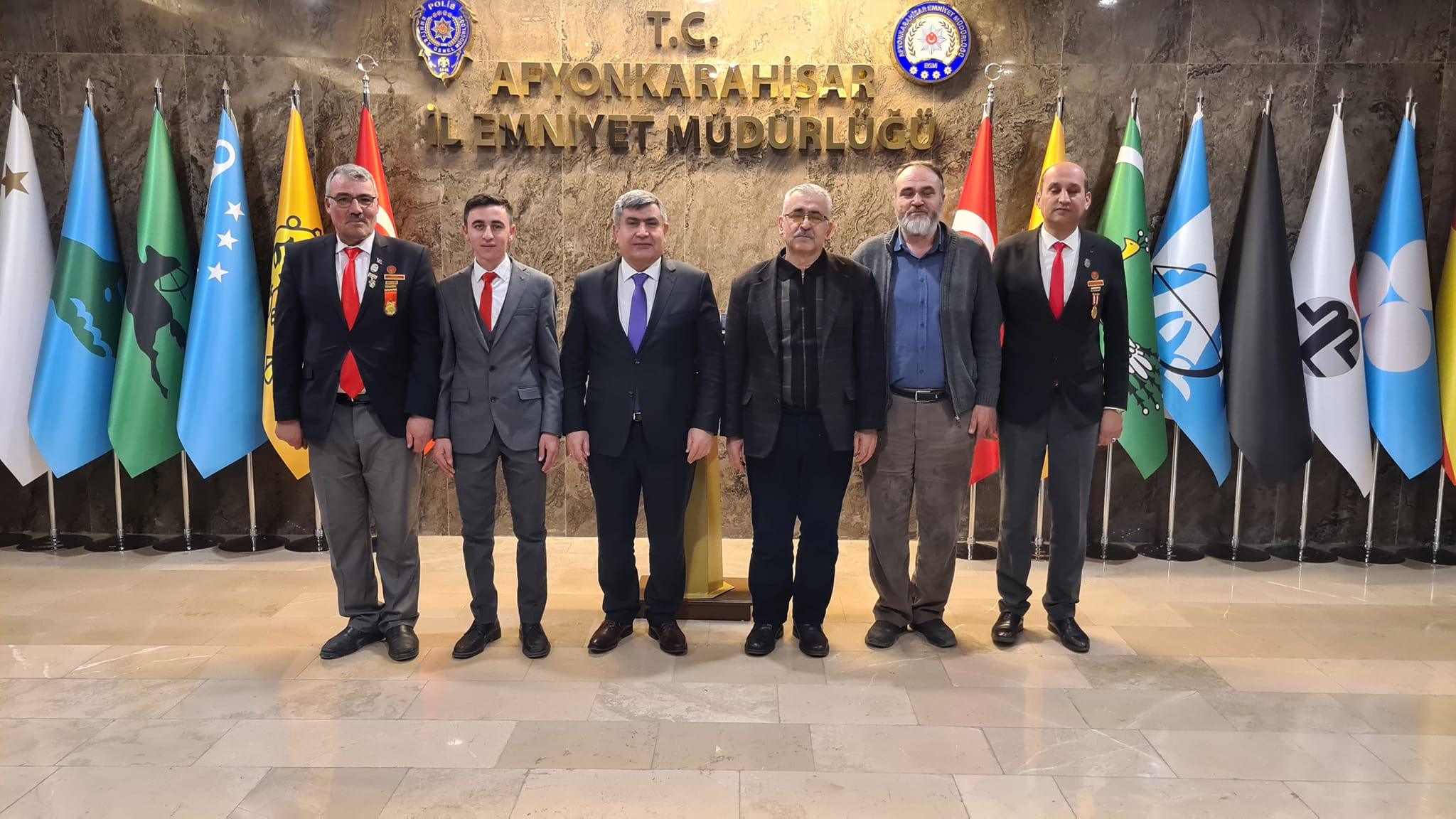 Afyonkarahisar Şehit Gaziler Derneği, Afyonkarahisar Emniyet Müdürü Mahmut Ay'ı ziyaret etti
