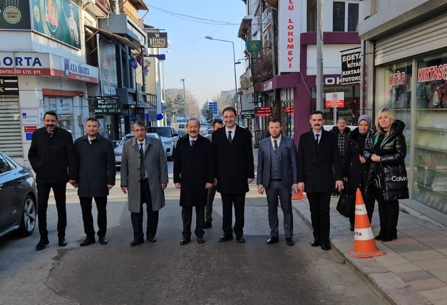 MHP Heyeti, Afyonkarahisar Esnaf  Sanatkarlar Kredi ve Kefalet Kooperatifi'ni Ziyaret Etti