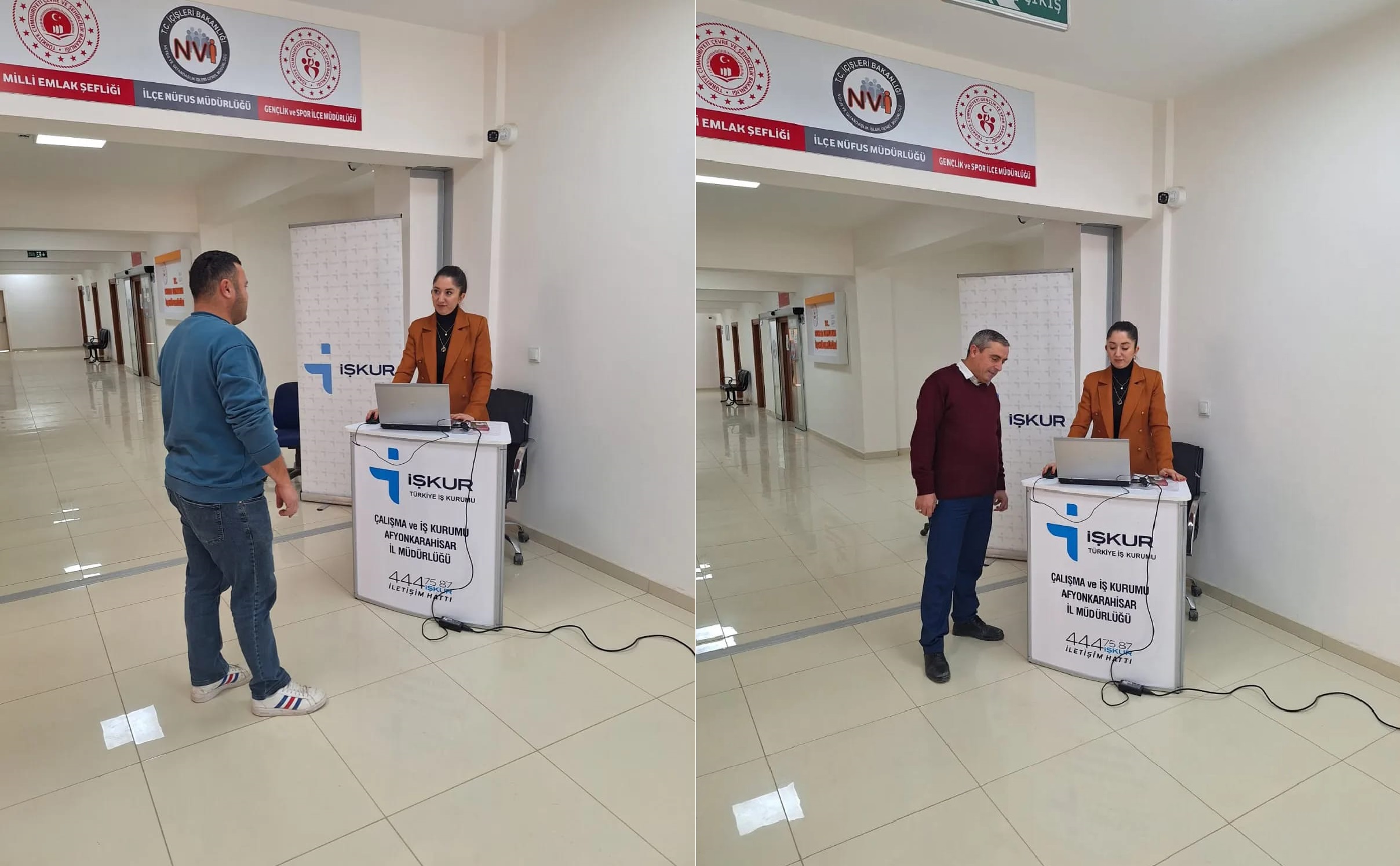 İŞKUR Evciler'de Stant Kurdu