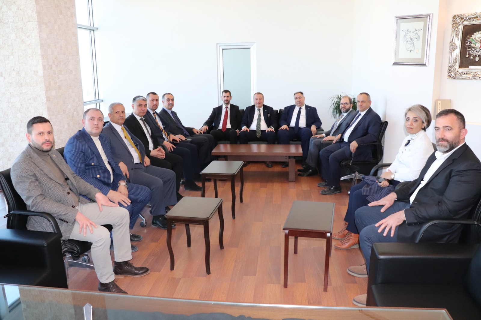 İYİ PARTİ HEYETİ, ATSO’YU ZİYARET ETTİ