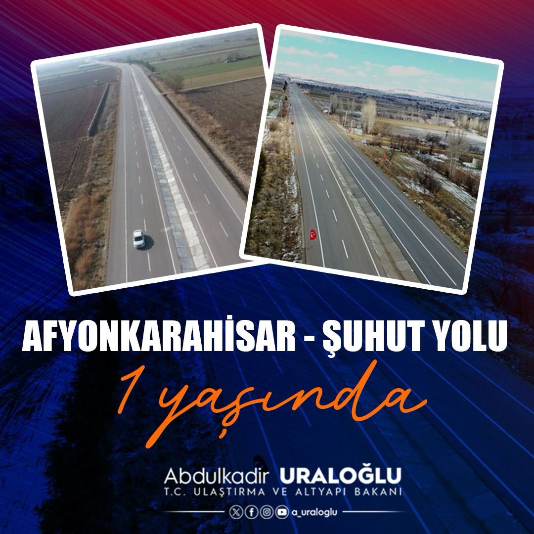 Bakanlık Şuhut Yolunu Unutmadı