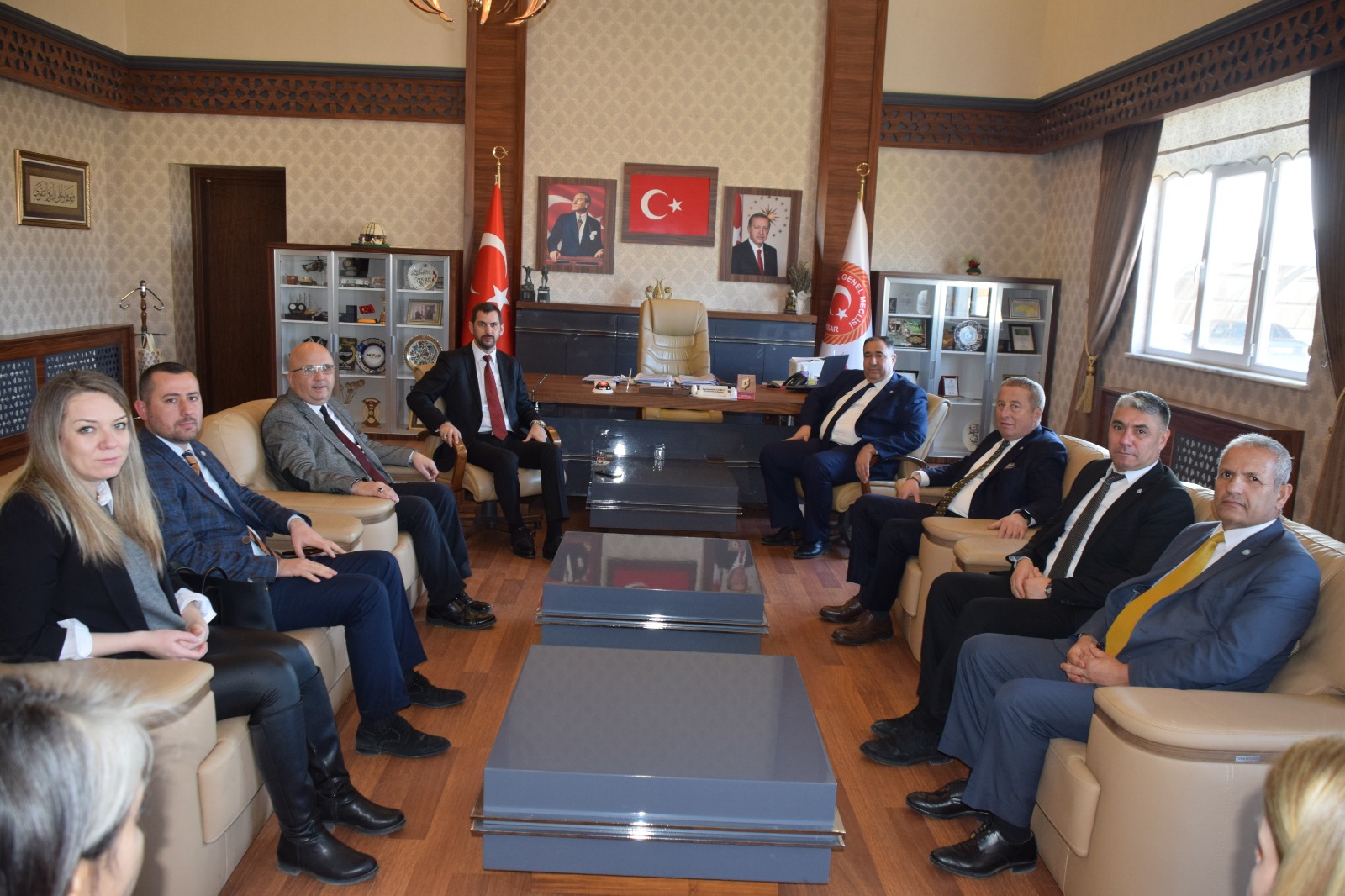 İYİ PARTİ BELEDİYE BAŞKAN ADAYI YAĞCI ZİYARETLERİNİ SÜRDÜRÜYOR