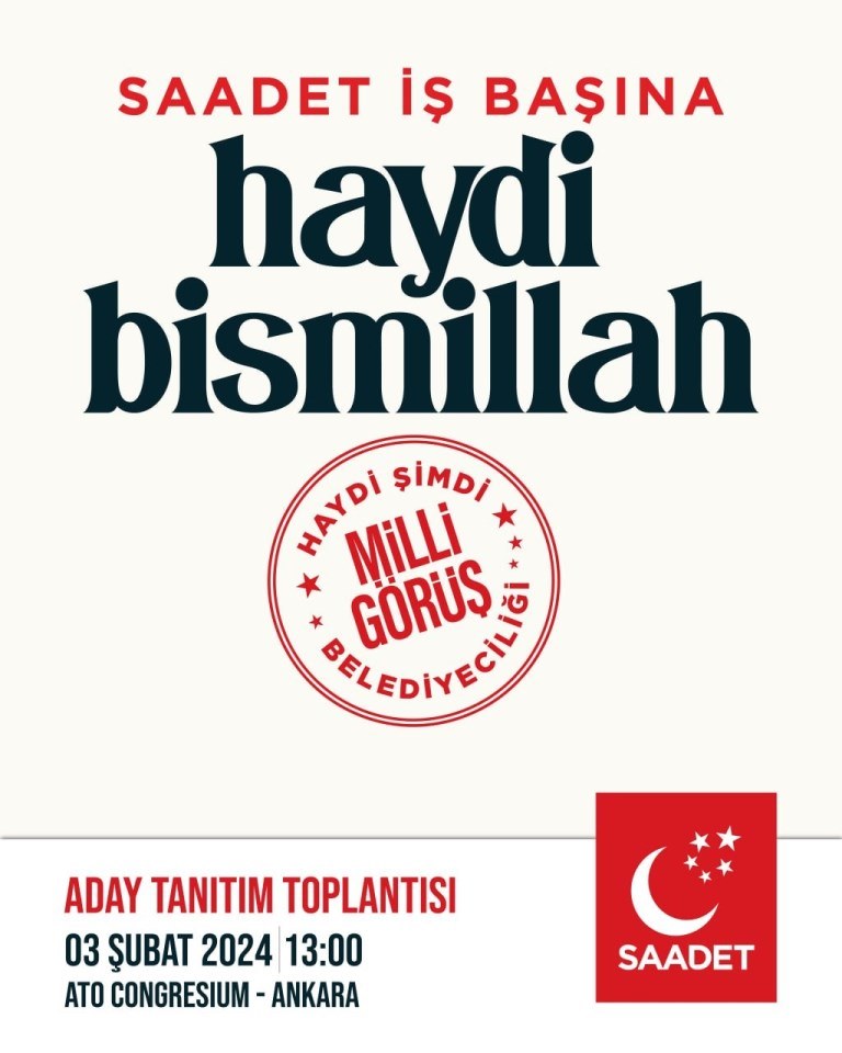 SAADET ADAYLARINI TANITIYOR