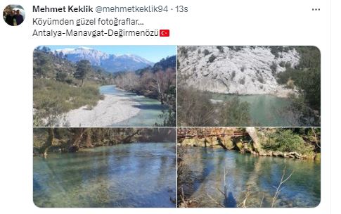 Vali Yardımcısı Keklik'in Memleket Hasreti Paylaşımına Yansıdı