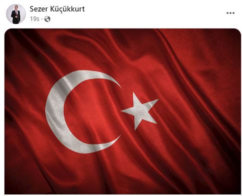 MHP BELEDİYE BAŞKAN ADAYI KÜÇÜKKURT'TAN  TÜRK BAYRAKLI TAZİYE MESAJI