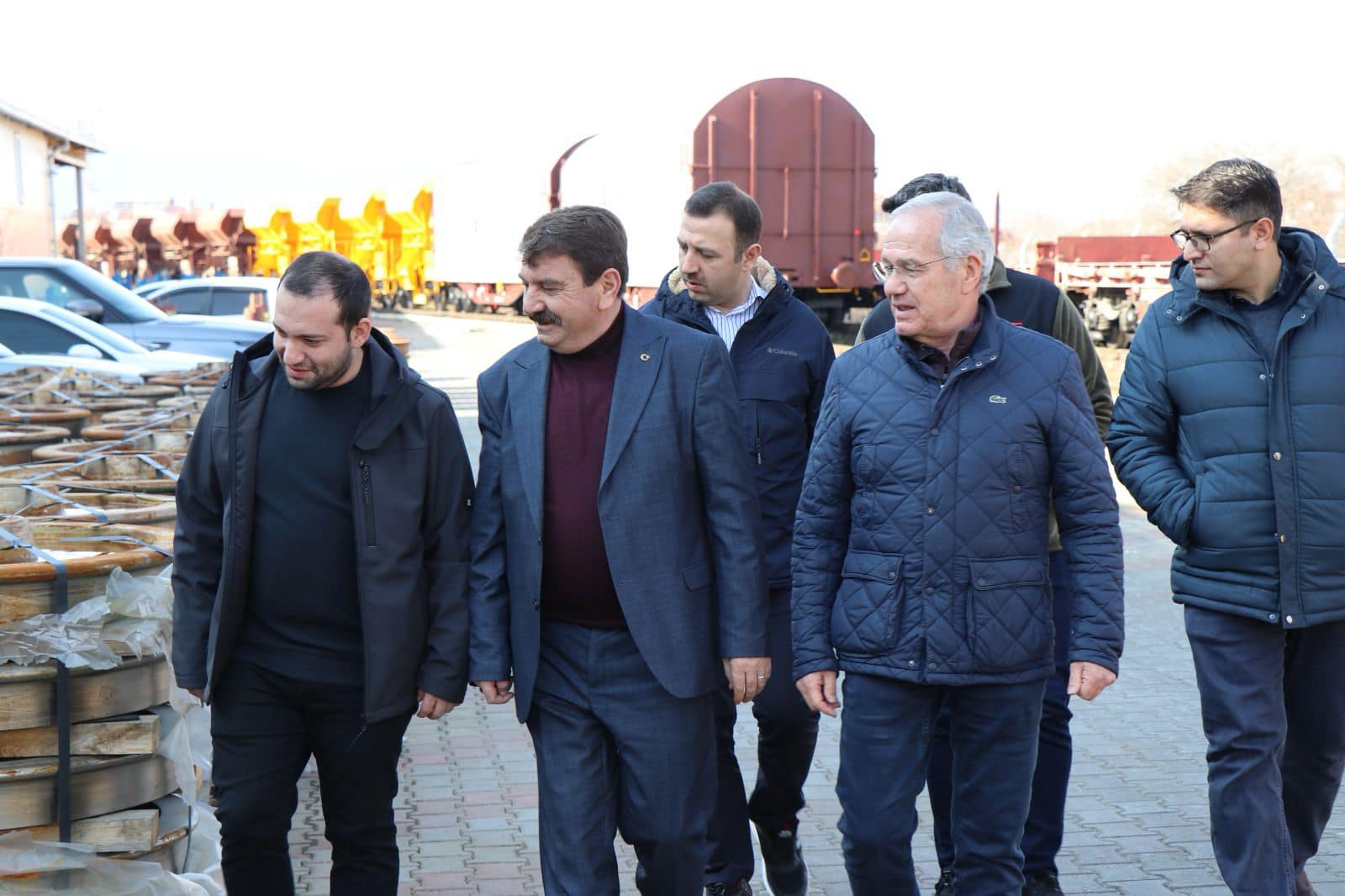 Dinar Belediye Başkanı Nihat Sarı, Önceki Dönem Belediye Başkanı Saffet Acar’ı Ziyaret Etti