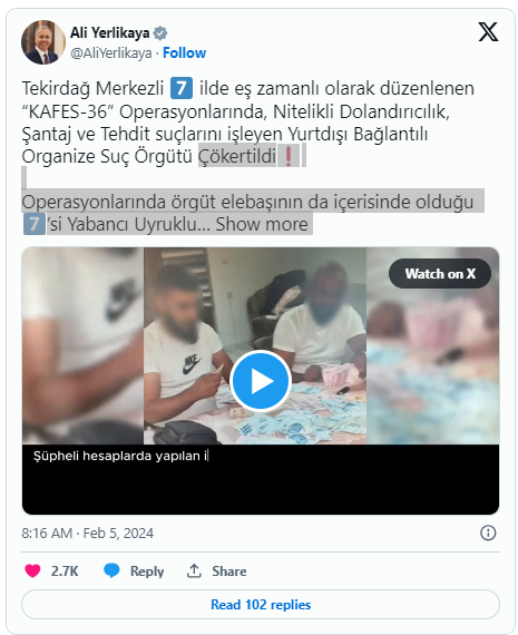 18 Şüpheli Yakalandı