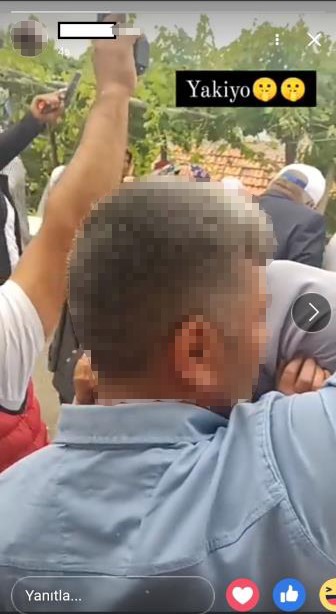 Muhtar Ve Oğlu Havaya Ateş Açtı