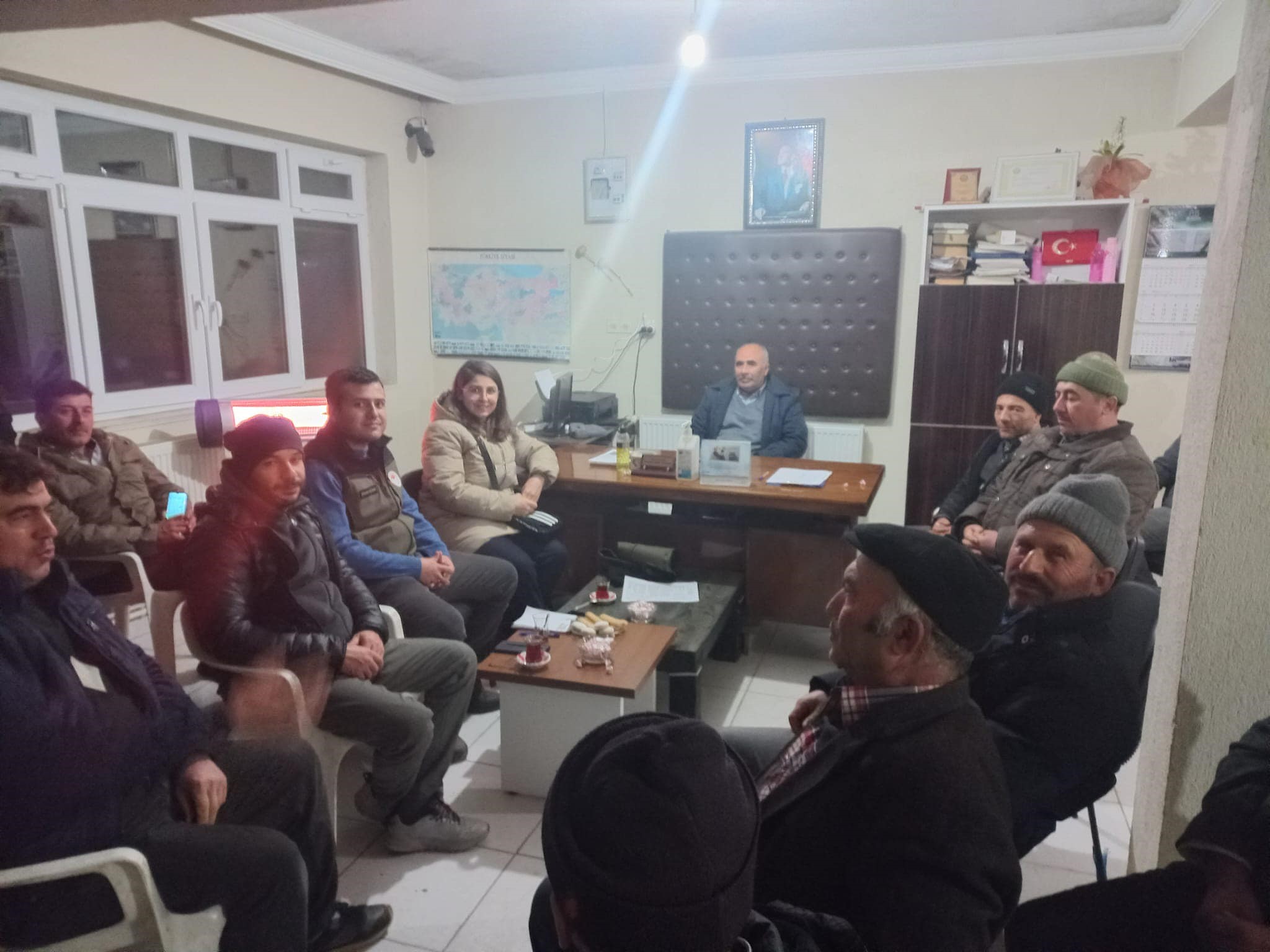 Tarım Ve Orman Müdürlüğü Ekipleri Üreticileri Bilgilendirdi