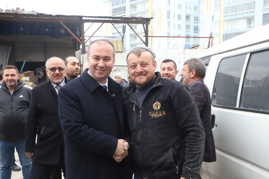 AFYONKARAHİSAR'DAKİ BİRİNCİ KÜÇÜK SANAYİ SİTESİ ESNAFIYLA BULUŞTU"