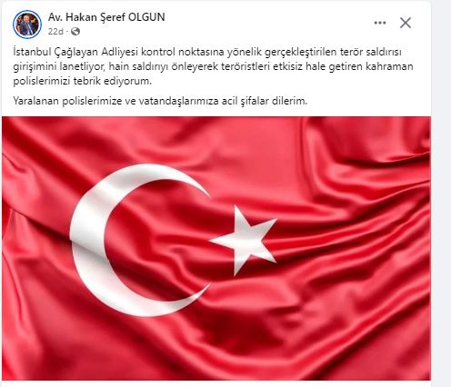 İYİ Partili Olgun Terörü Lanetledi