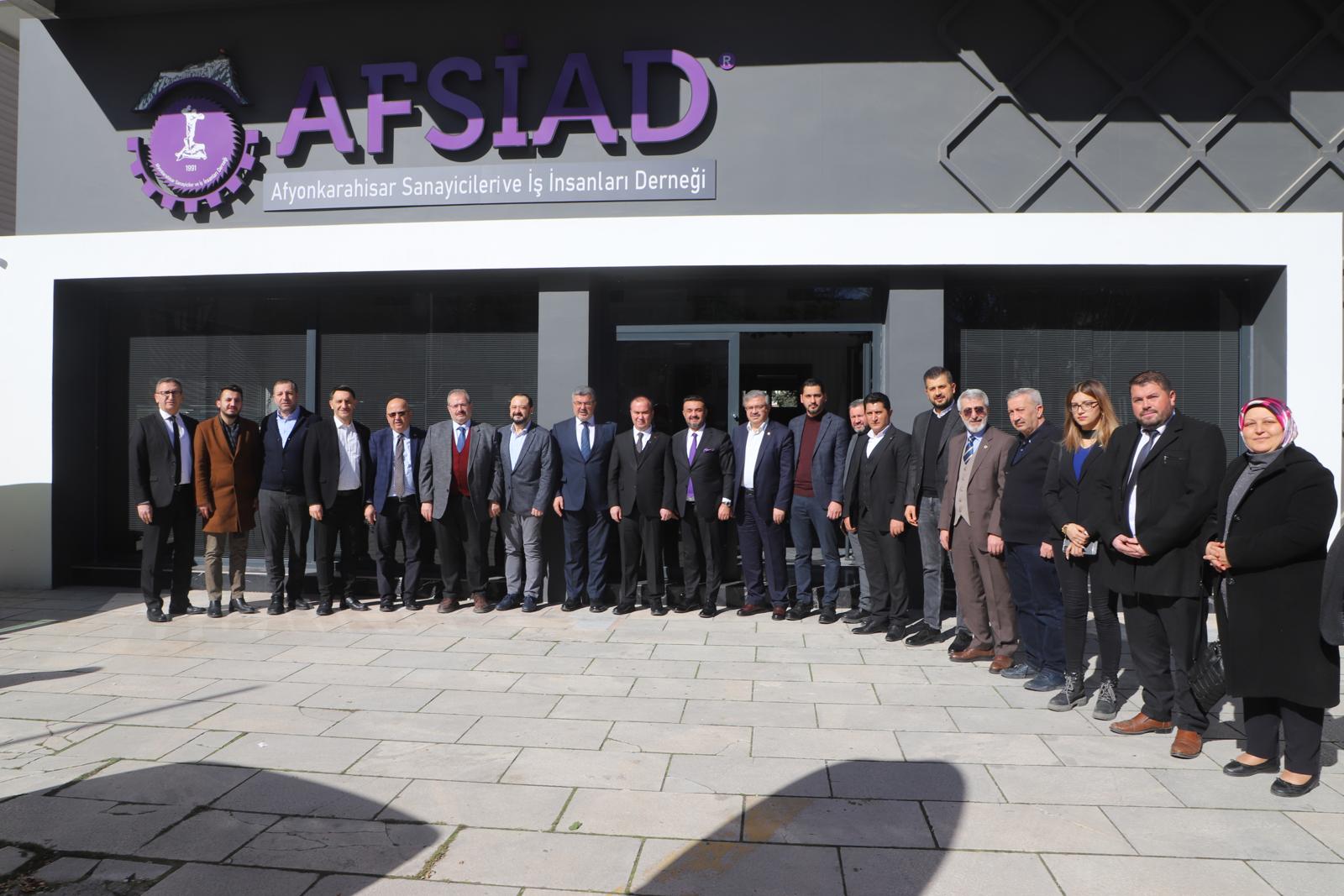 AK Partili Uluçay AFSİAD'ı Ziyaret Etti
