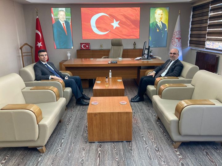 Müftü İmamoğlu'ndan Müdür Korkmaz'a Ziyaret