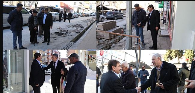 Başkan Nihat Sarı, Esnaflar ve Vatandaşları Ziyaret Etti