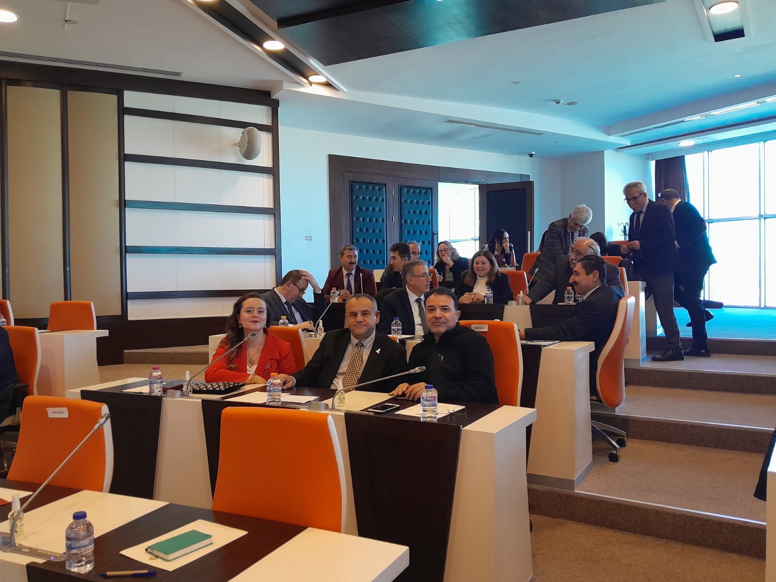 KEMAL ŞAMLIOĞLU ATSO’DA DÜZENLENEN "MESLEKİ EĞİTİM SEKTÖR BULUŞMASI ÖNCESİNDE SALON DOLDU