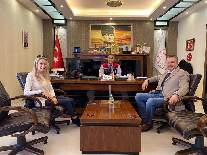 Müdür Parlak'a İş İnsanı Gülyurt'tan Ziyaret
