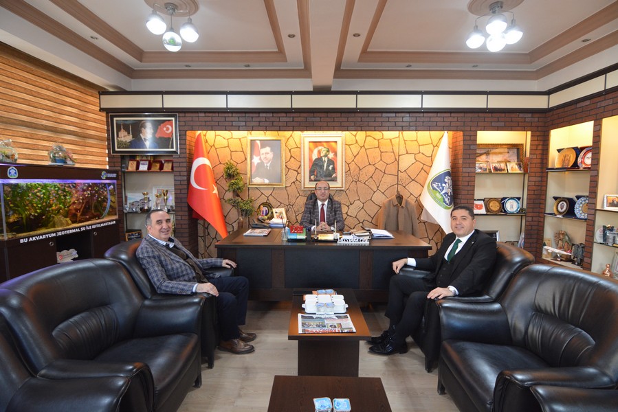 MÜDÜR POSTALCI'DAN BAŞKAN ÇÖL'E ZİYARET