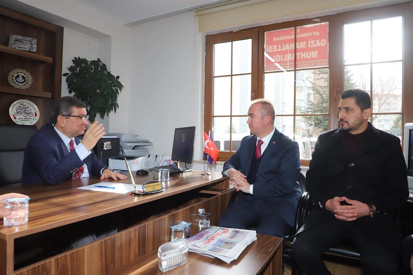 AK Parti Afyonkarahisar Belediye Başkan Adayı Uluçay, Gazi Mahallesini ziyaret etti