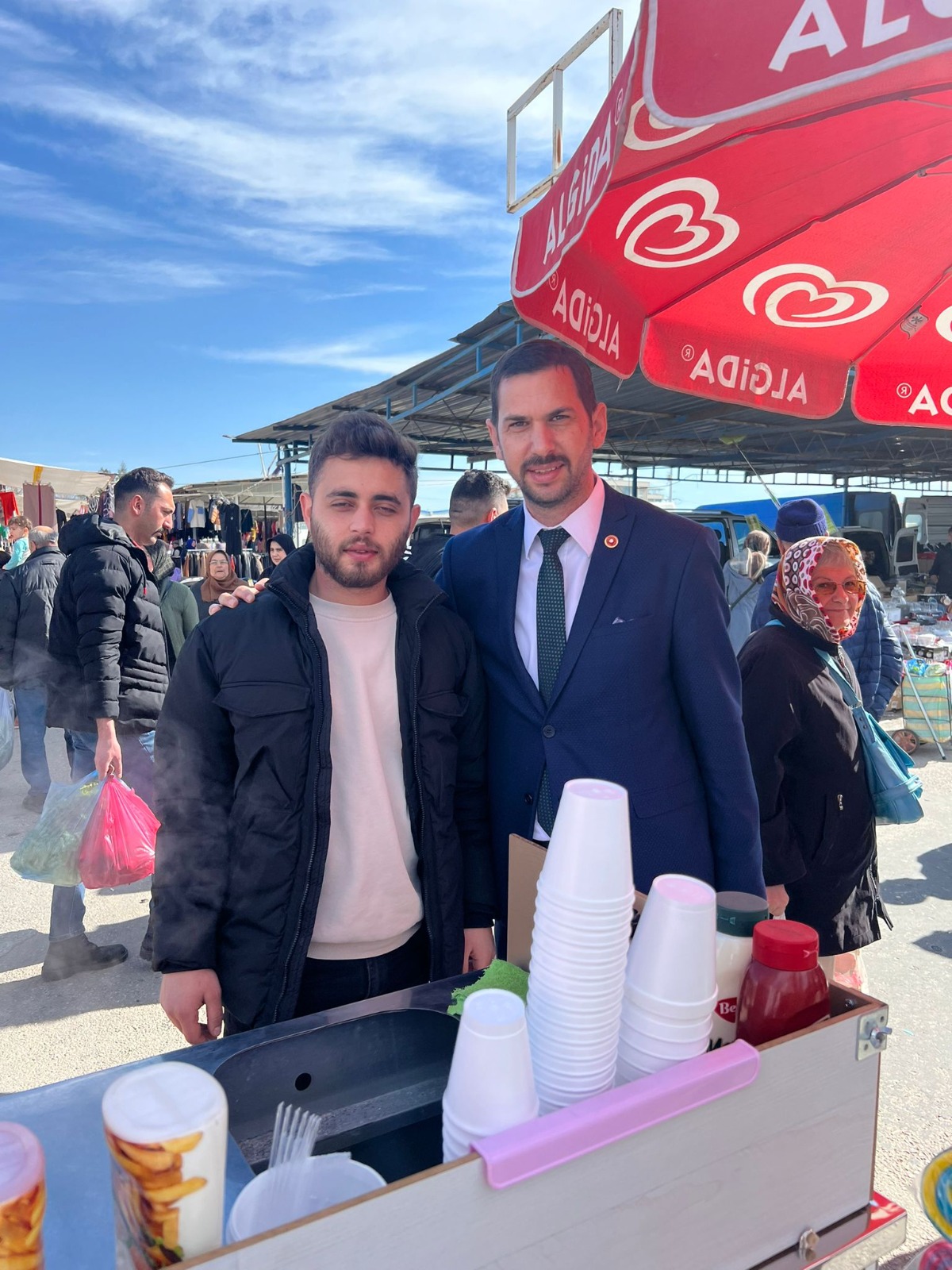 İYİ Partili Yağcı Saha Çalışmalarını Sürdürüyor