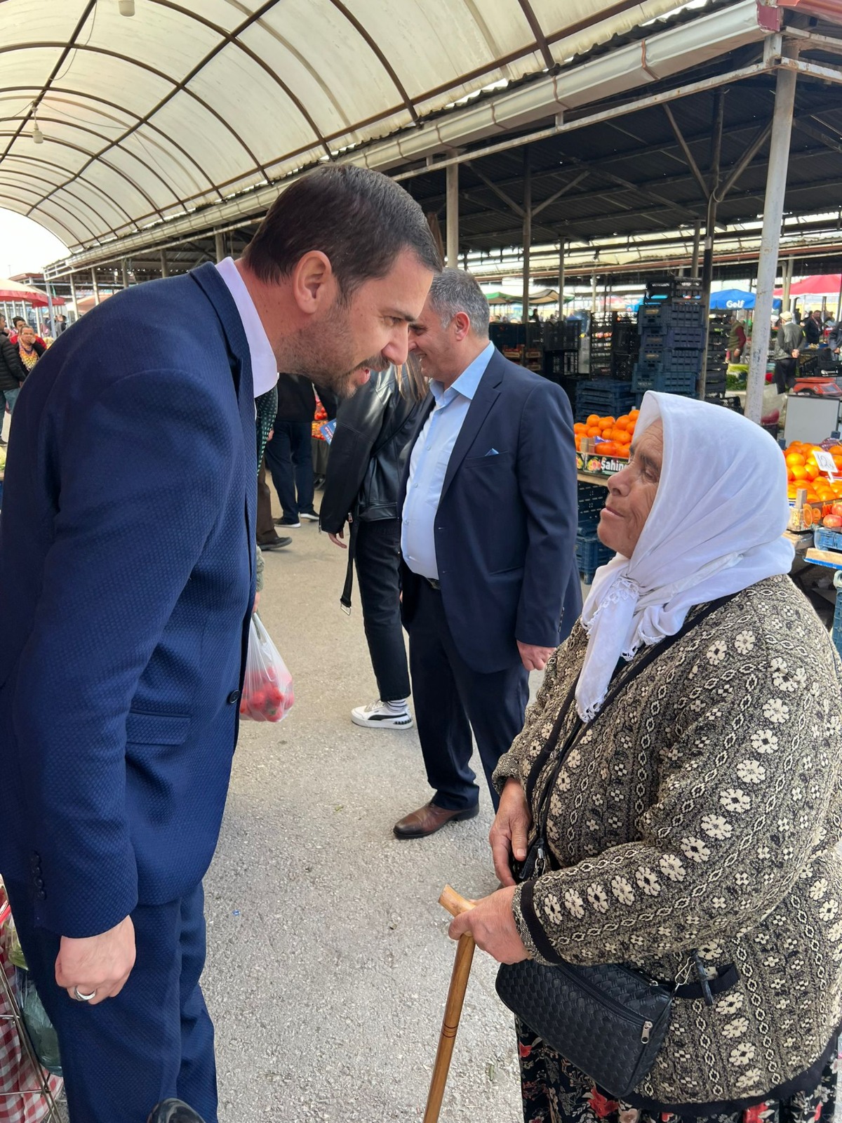 İYİ Partili Yağcı Saha Çalışmalarını Sürdürüyor
