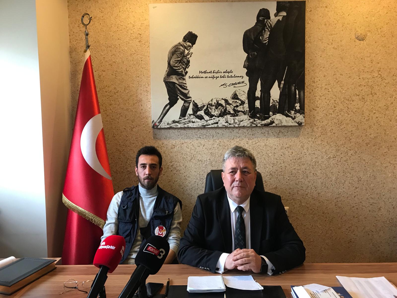 BAŞKAN AKAR, BASIN ÇALIŞANLARINA YAPILAN SALDIRIYI KINADI