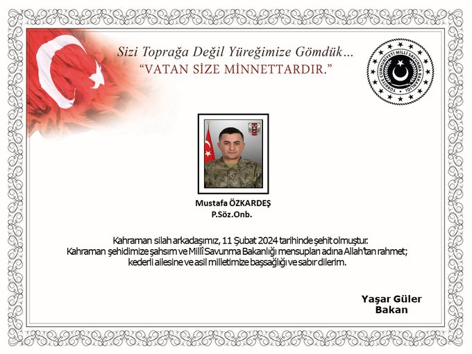 MSB’DEN ÜZÜCÜ AÇIKLAMA