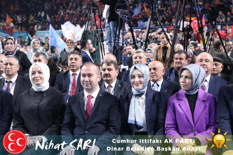 DİNAR ADAYLARI TANITILDI:"HER ZAMAN PROJELERİMİZLE ANILDIK"