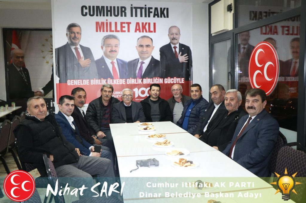 DİNAR ADAYLARI TANITILDI:"HER ZAMAN PROJELERİMİZLE ANILDIK"