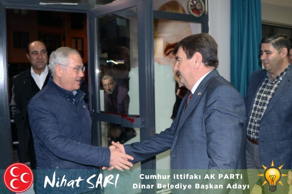 DİNAR ADAYLARI TANITILDI:"HER ZAMAN PROJELERİMİZLE ANILDIK"