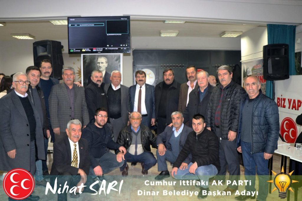 DİNAR ADAYLARI TANITILDI:"HER ZAMAN PROJELERİMİZLE ANILDIK"