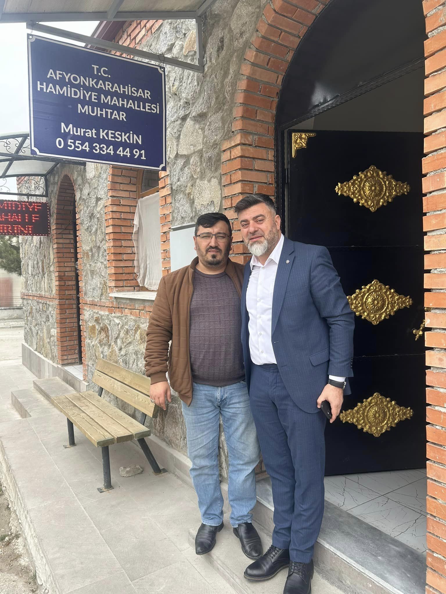 Başkan Uygur'dan Muhtar Keskin'e Ziyaret