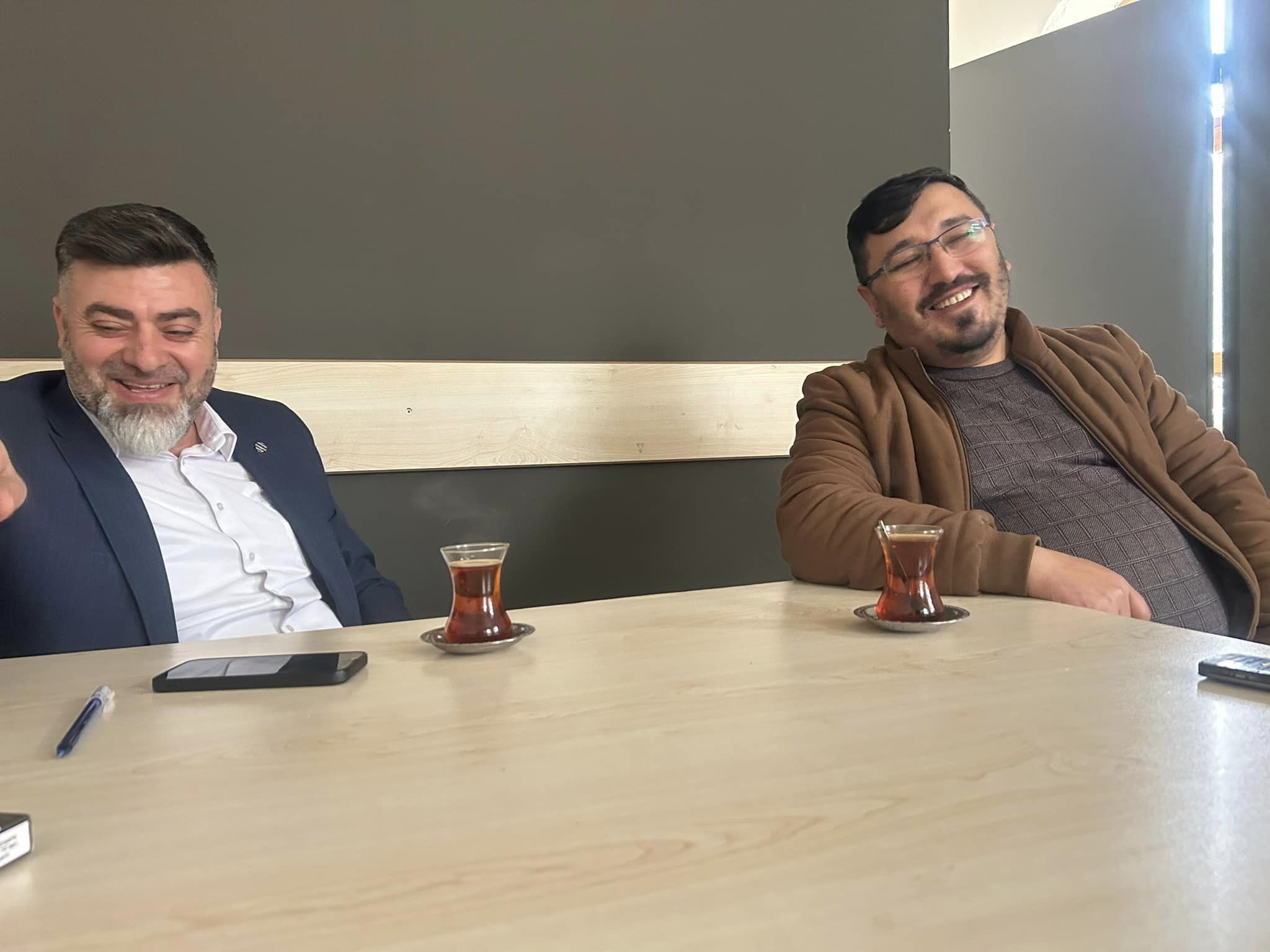 Başkan Uygur'dan Muhtar Keskin'e Ziyaret